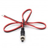 dc5.5*2.5mm male with screw to open red balck 18AWG cable
